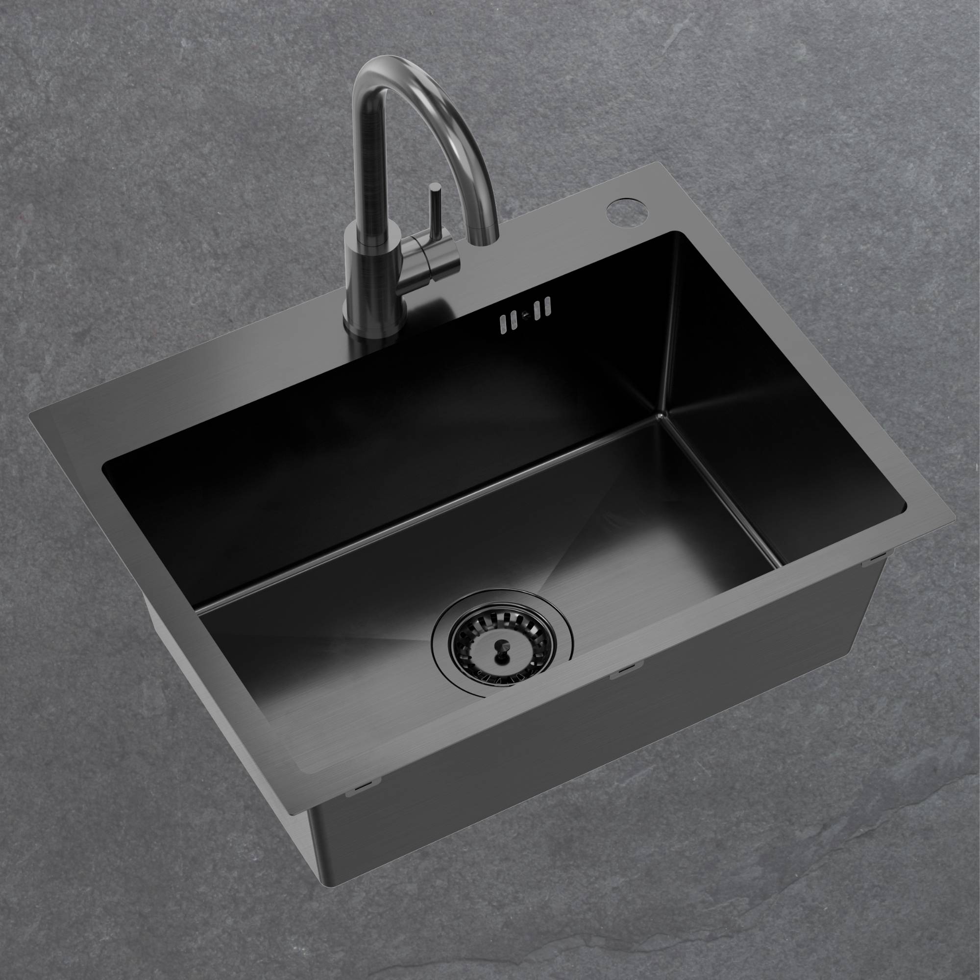 Zlew stalowy COLE 110 aranżacja